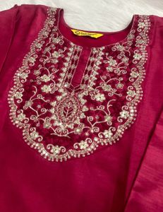 Designer Embroidered Kurta Set