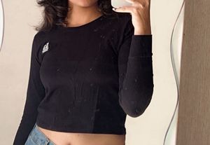 Black Long Sleeve Top