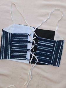 Block print cotton Top with Straps