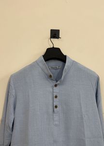 Men's Light Blue Kurta