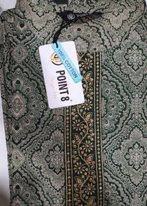 Elegant Green Kurta Set with Embellishments3XL