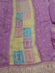 organza tissue party wear suit