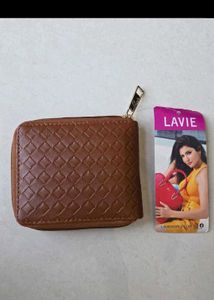 Lavie Woven Zip Around Wallet
