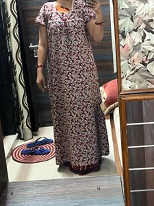 Floral Print Nighty