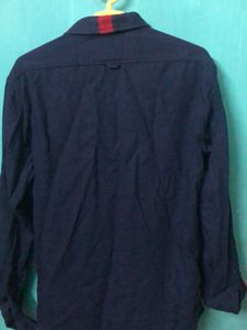 Navy Blue Full Sleeve Shirt