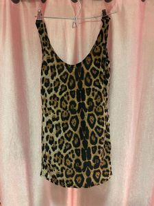 Leopard Print (low back) Top
