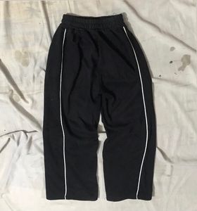 Black Super Comfy Baggy Track Pants