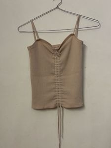 Ruched Drawstring Camisole Top