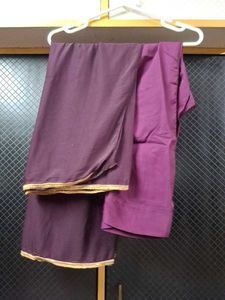 Purple Sequined Suit Set