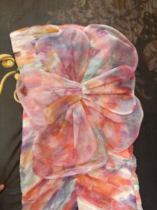 Floral Strapless Dress