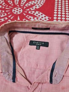 Men's Short Sleeve Pink Shirt