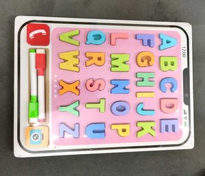 Wooden Alphabet Learning Board 2 in 1