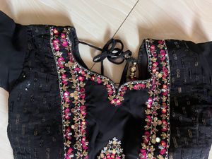 black sharara set🖤