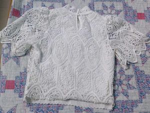 White lace top