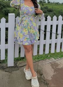 Floral Print playsuit