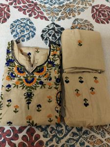 fully hand worked kurta set