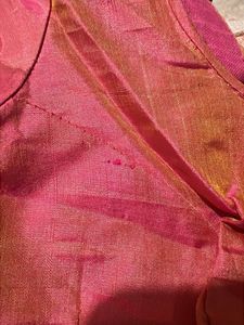 Tarun Tahiliani Designer Pink Blouse (No Tag)