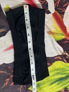 Seamless Black Bandeau Top