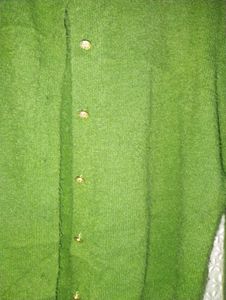 Green Cardigan