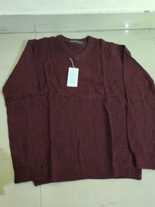 Maroon V-Neck Sweater