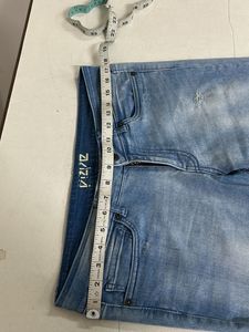 Light Wash Ripped Denim Jeans