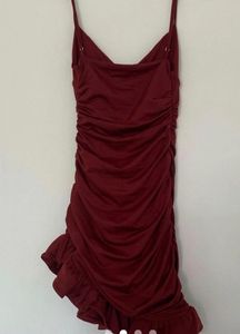 Chic Ruched Bodycon Mini Dress
