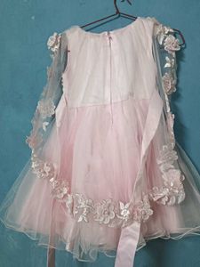 Pink Lace Party Dress