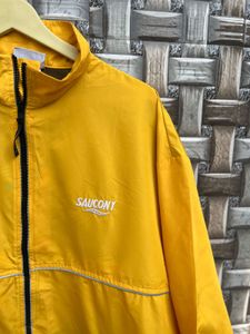 Saucony Yellow Windbreaker Jacket