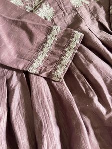 lavender beautiful kurta set