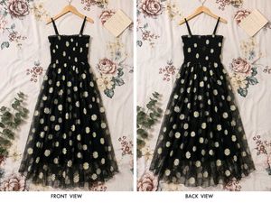 Cute Daisy Print Midi Dress