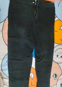 Classic Black Wide Leg Jeans