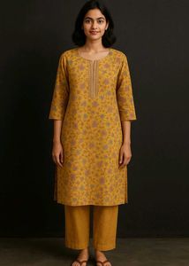 Yellow Kurti for Daily Wear