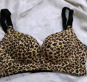 Leopard Print Bra