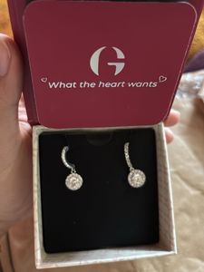 GIVA Sparkling Dangle Earrings
