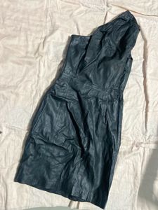 Black Leather Dress