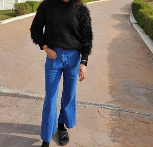 Beautiful Fur Black Sweater... 🥰