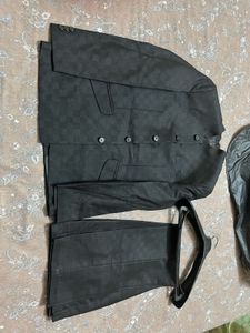 Men's Black jodhpuris coat pant set