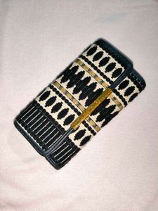 Black N Cream Clutch