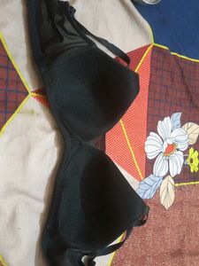 Black Padded Bra