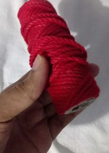 macrame 3 mm twisted cotton blend cord