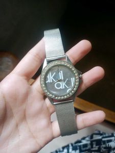 Calvin Klein Crystal Bezel Watch