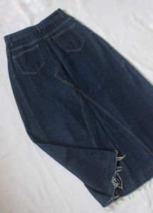 Denim Maxi Skirt