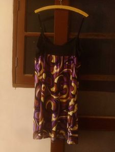 Bohemian Print Spaghetti Strap Dress