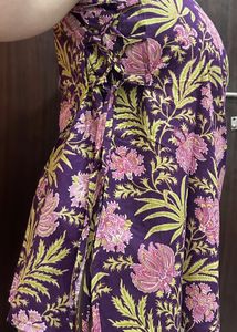 One shoulder stap kurti