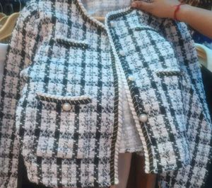 CLASSIC TWEED Plaid Jacket