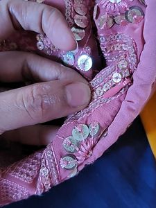 Stunning Embellished long gown with dupatta