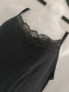 M&amp;S Lace Trim Camisole Top
