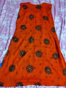 Floral Print Kurta and Palazzo Set
