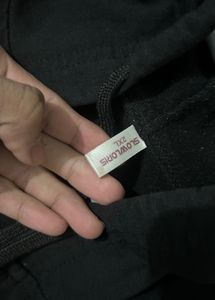 Black Zip-Up Hoodie