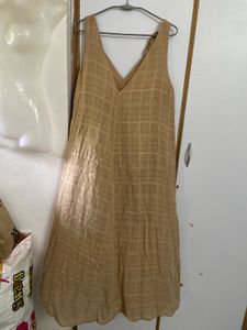 ZARA Elegant Plaid Midi Dress